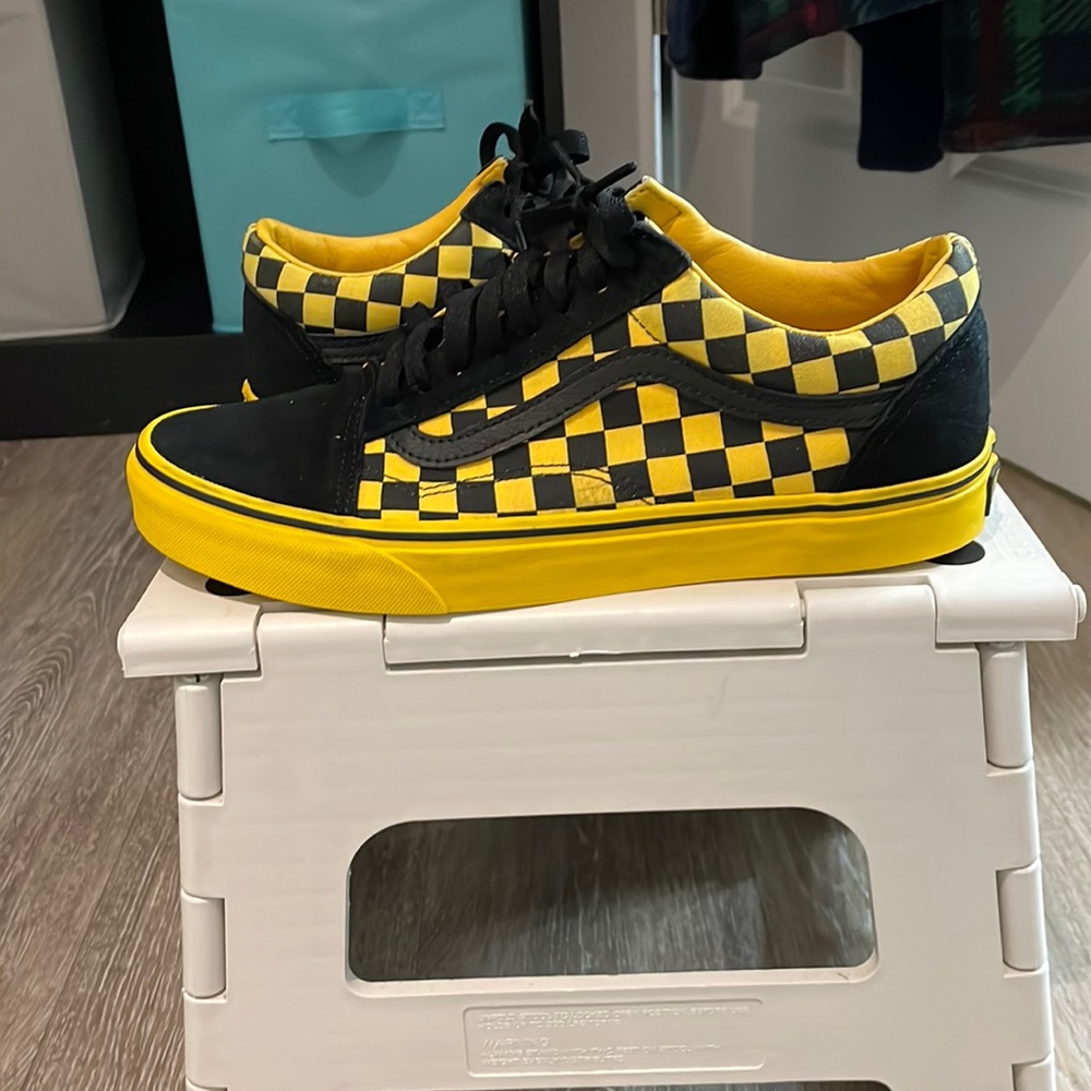 Black & yellow vans